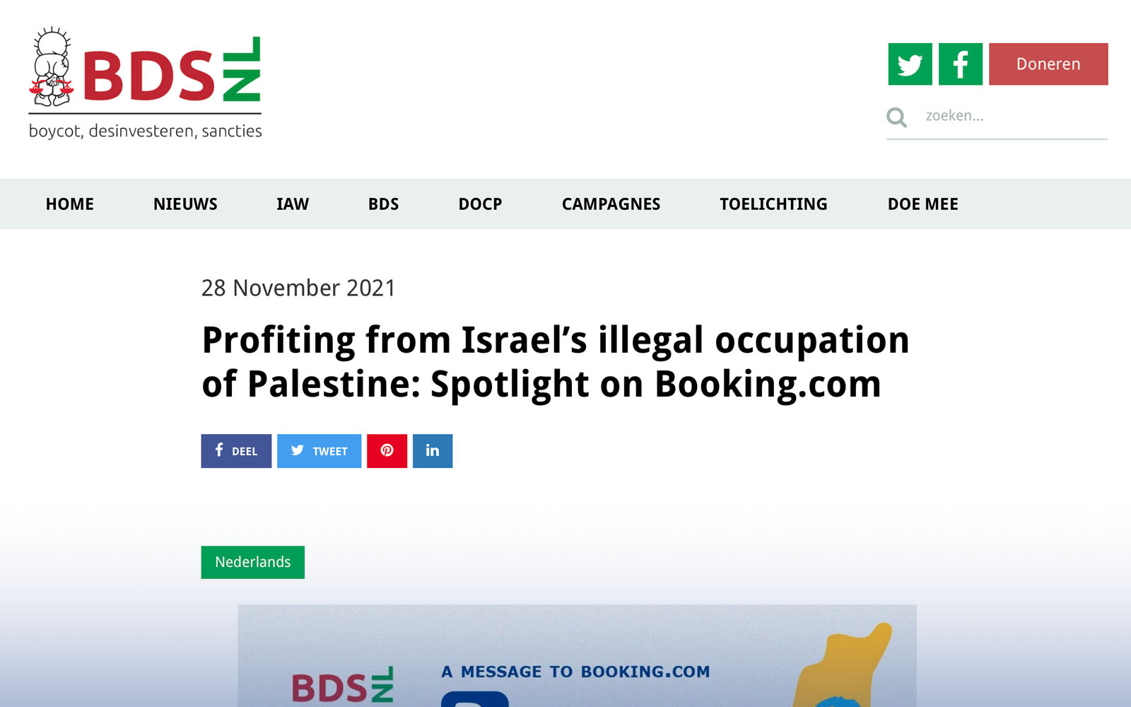 BDS NL Spotlight on Booking.com